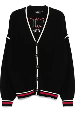 GCDS Logo knit cardigan