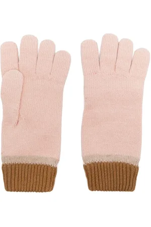 Chloé Logo-embroidered gloves