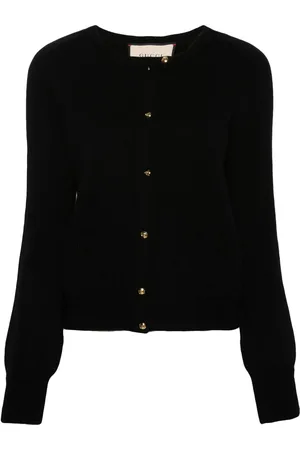 Gucci Crew-neck wool cardigan