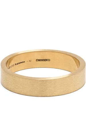 Le Gramme 18kt yellow ribbon brushed ring