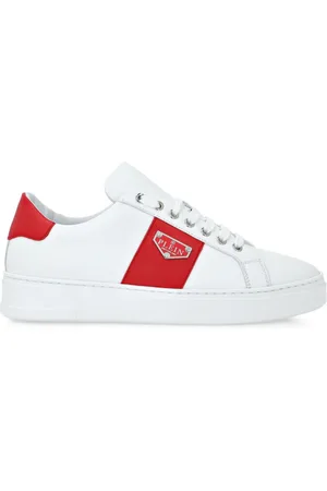 Philipp Plein Logo-plaque panelled sneakers