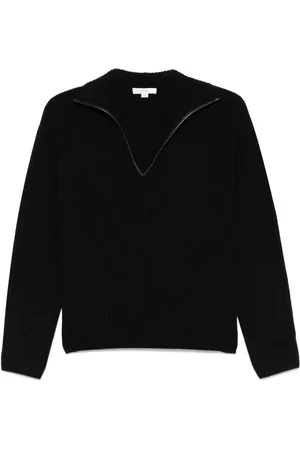Vince Leather-trim sweater