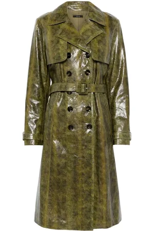 Tom Ford Printed leather trench coat
