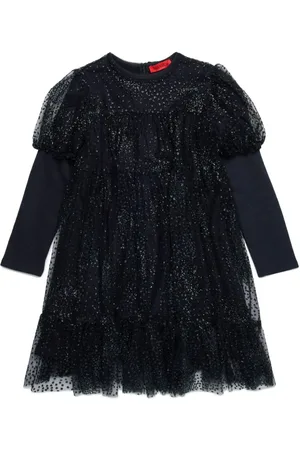 MAX&Co. Kids Sequin-embellished knitted dress
