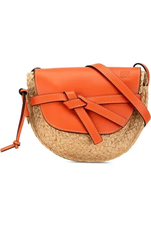 Loewe 2018 Medium Raffia Gate crossbody bag