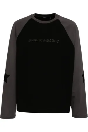 FIVE CM Slogan-embroidered T-shirt