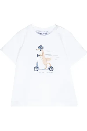 Tartine Et Chocolat Graphic-print cotton T-shirt