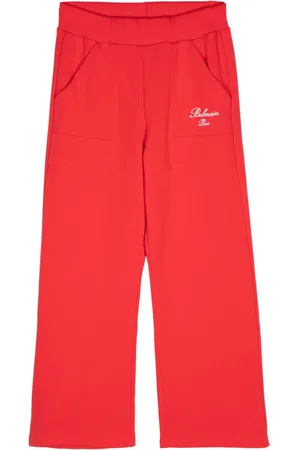 Balmain Logo-print cotton trousers
