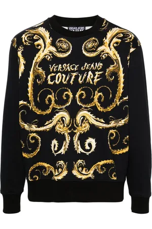 VERSACE Couture Chain cotton sweatshirt