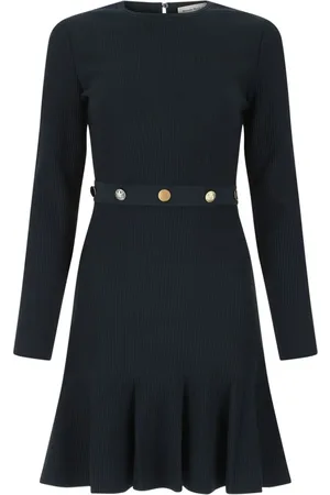 Alexander McQueen Ribbed-knit mini dress