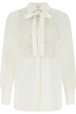VALENTINO GARAVANI Appliqué-detail long-sleeve shirt