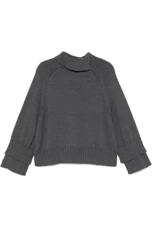 PIERANTONIO GASPARI Layered-neck sweater