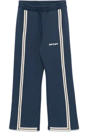 Palm Angels Knitted-stripe track pants
