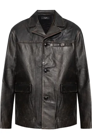 AMIRI Single-breasted leather jacket