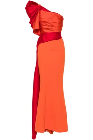 Gaby Charbachy Draped mermaid gown