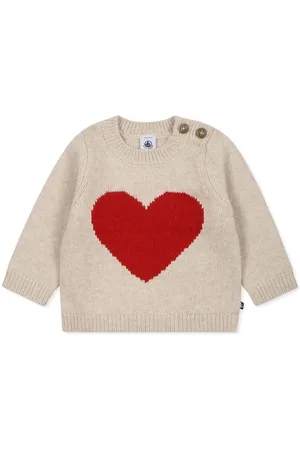 Petit Bateau Heart jumper