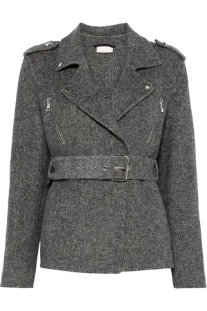 Liu Jo Mélange-effect biker jacket