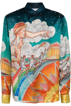 Casablanca LES Jeux silk shirt