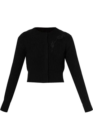 Erdem Embellished knitted cardigan