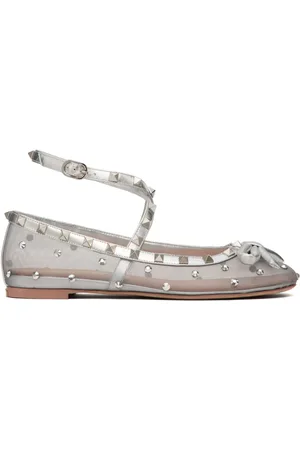 VALENTINO GARAVANI Rockstud ballerina shoes