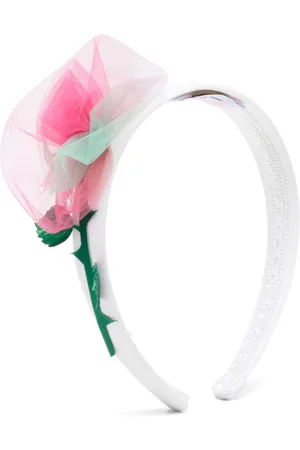 Chiara Ferragni Floral tulle-appliqué headband