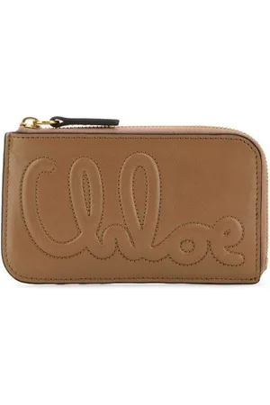 Chloé Logo-embroidered wallet