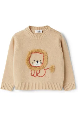Il gufo Embroidered wool jumper