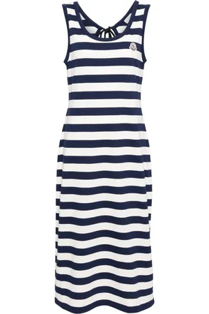 Moncler Striped midi dress