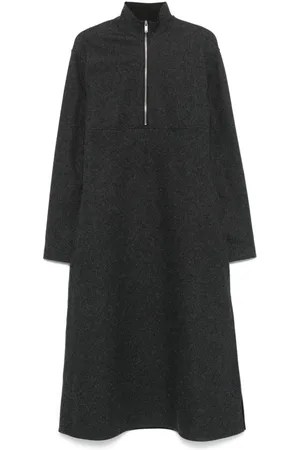 Jil Sander Virgin wool midi dress