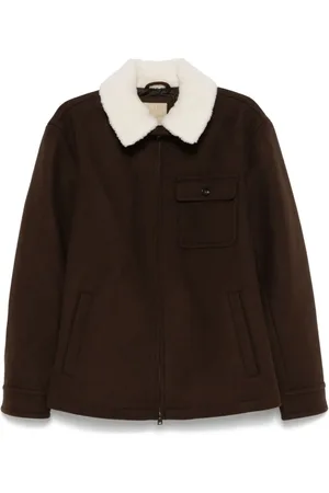 Woolrich Shearling-collar jacket