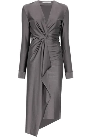 Serafini Asymmetric midi dress