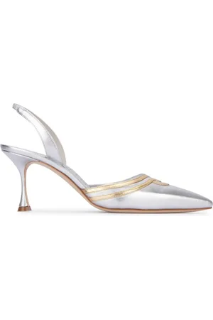 Manolo Blahnik 80mm leather pumps