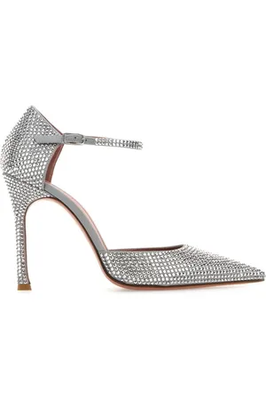 Amina Muaddi Crystal-embellished pumps