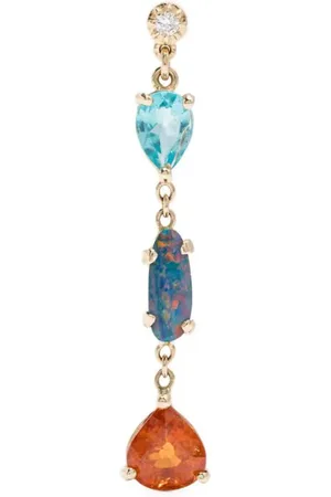 JACQUIE AICHE 14kt yellow Sophia multi-stone earring