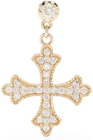 JACQUIE AICHE 14kt yellow Sophia diamond earring