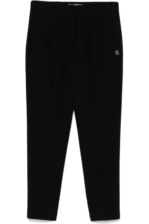 Blugirl Logo-plaque tapered trousers