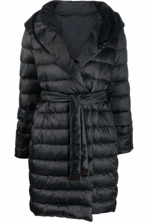 Max Mara Belted down jacket