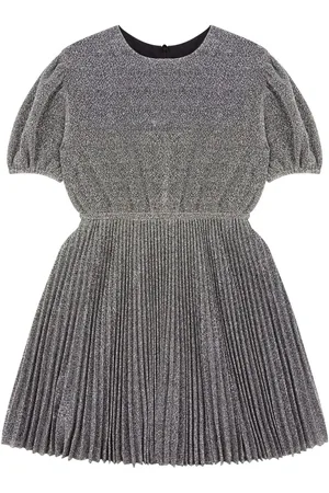 PHILOSOPHY DI LORENZO SERAFINI Pleated short sleeve dress
