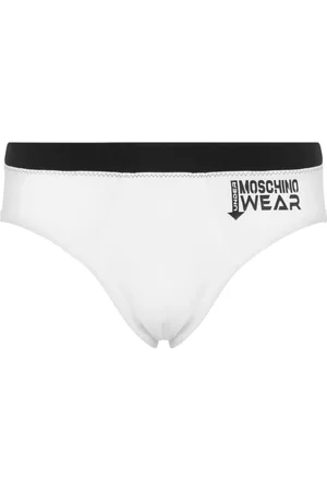 Moschino Logo-print stretch-cotton briefs