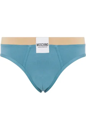 Moschino Logo-tag stretch-cotton briefs
