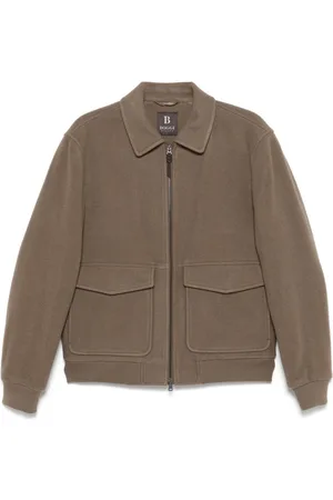 Boggi Milano Felted bomber jacket