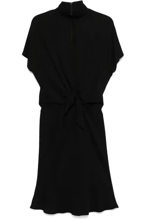Roberto Cavalli Knot-detail midi dress
