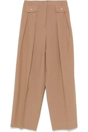 SEMICOUTURE Pleat-detail trousers