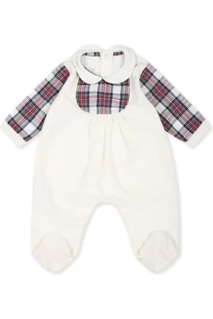 LA STUPENDERIA Checked babygrow