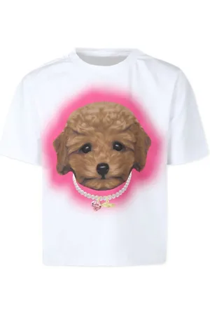 CAROLINE BOSMANS Dog-print t-shirt
