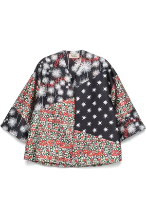 ALESSANDRO ENRIQUEZ Mix-print jacket