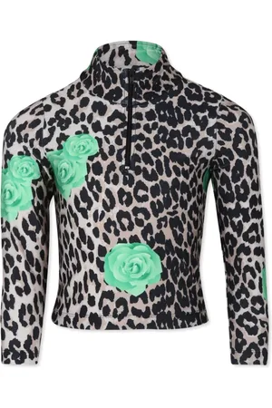CAROLINE BOSMANS Animal-print long sleeve t-shirt