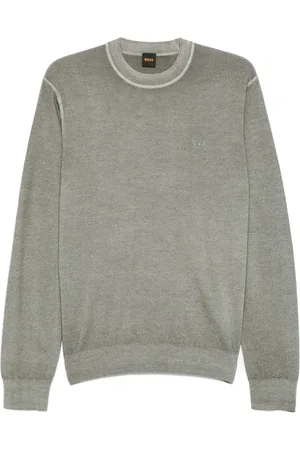 HUGO BOSS Embroidered-logo sweater