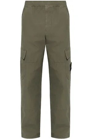 Stone Island Compass-Badge cotton trousers