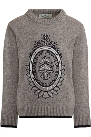 Etro Coat of Arms-embroidered jumper